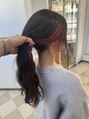 アグ ヘアー トーラス 八戸廿六日町店(Agu hair torus)&nbsp;チラッと見えるインナーカラーでオシャレに♪
