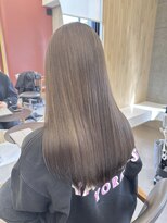 スト 静岡鷹匠(sto) 着物ヘア/ダークアッシュ/ミディアムレイヤーカット/静岡鷹匠