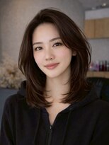 エトワ 中央店(etoi)&nbsp;大分ミディアムボブレイヤー軽め韓国レイヤーくびれスタイル