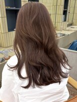 パークレーン アイス イヴェン(park lane ICI yeven) ブリーチなし切りっぱなしボブミディアムレイヤーボブ夏カラー