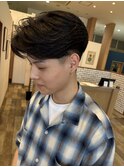 フェザーカット　テーパーフェード