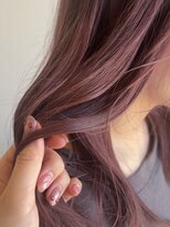ソエラ(Soera)&nbsp;ブリーチ履歴ありのピンクブラウンカラー