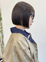 ニル 鹿児島中央駅(NiL)&nbsp;顎ラインボブ  オリーブグレージュ