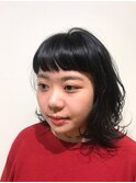 20代から30代の女性におすすめのゆるふわミディアムボブ