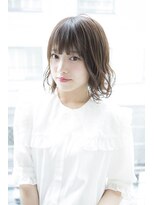 サロンドミルク 原宿(salon de MiLK)&nbsp;【salon de MiLK 原宿】イルミナミルクアッシュ×ウェーブボブ