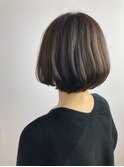 【Aラインボブ】上品リラクシーボブ×ヘーゼルベージュ