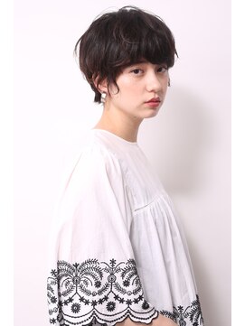 マグノリア(MAGNOLIA) マッシュショートヘアをエアウエーブで