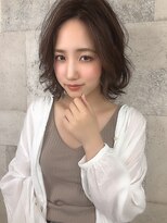 ルービック 和歌山(Rubik's)&nbsp;切りっぱなしボブハイライトミルクティーベージュ