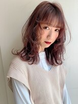 シャンドゥール 栄店(CHANDEUR) 20代30代40代♪大人かわいいラベンダーピンク×韓国風カット