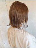 Belle BIANCA 外ハネボブ/ブリーチなし/ベージュ by マツモト