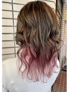 ワープ 青葉台(WARP) インナーダブルカラーラベンダーピンク☆