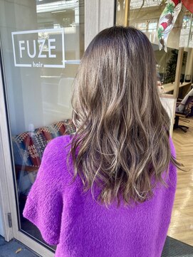 フューズ ヘア(FUZE hair) 大人ふんわりロング☆透明感あふれるミルクティーベージュ☆