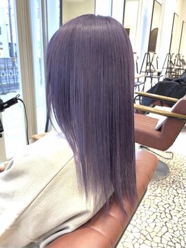 クアトログランシュ ひたちなか店(QUATRO×GranCieux) 2ブリーチ×パールバイオレット