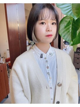 ナップヘアー NAP hair ボブとインナーカラー