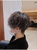 ハイライト　メンズカット
