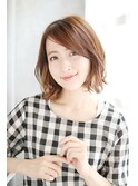 ニュアンスカールの外ハネボブ