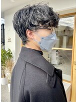 モカヘアー(mocha hair)&nbsp;マッシュウルフ/メンズスタイル/無造作パーマ/マッシュ/刈り上げ