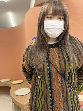 ウェルク(welc) ハイライト×オリーブグレージュ