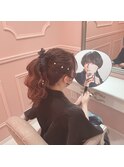 ゆるかわポニーテール【新宿歌舞伎ヘアメ】
