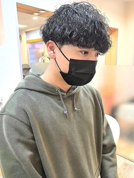 リップソウル(RIP SOUL) 《RIP SOUL》強め 波巻きパーマ マッシュスタイル