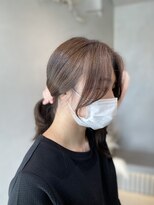 ニジュウサンド(23°)&nbsp;顔まわりレイヤー　前髪無し