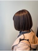 Aimee町田　ハイライトカラー×ワンレングスボブ