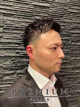 プレミアムバーバー 新宿店(PREMIUM BARBER produce by HIRO GINZA) フェードショート