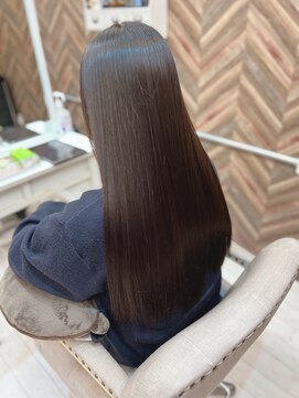 ヘアメイクゼロ 坂戸駅前店(hairmake zero) 【ナチュラルなストレート】oggiotto酸熱トリートメント