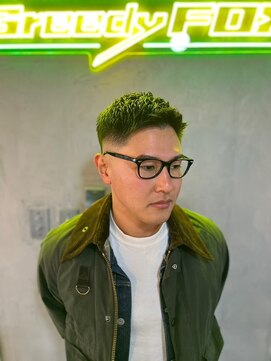 グリーディーフォックス 代々木(Greedy FOX) 波巻き/ハイライト/マッシュパーマ/ウルフ[シェービング]