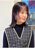 顔周りレイヤーカット*姫カット*くびれヘア*透明感地毛風カラー