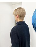 メンズショート　ブロンド