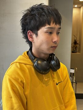 ヘアー アイス ルーチェ(HAIR ICI LUCE) メンズベリーショート刈り上げなしツーブロックなし/大矢