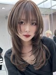 ワンホンヘア/韓国ヘア/ウルフ/前髪[レイヤーカット/渋谷