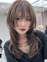 レディアル 渋谷(REDEAL)&nbsp;ワンホンヘア/韓国ヘア/ウルフ/前髪[レイヤーカット/渋谷