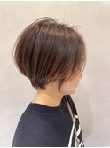☆お客様style☆前下がりふんわり丸みショート