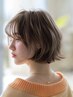 外国人風くすみ感に。スロウカラー＋カット＋トリートメント￥10000均一！