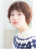 animo春日部/シャギーボブ/前髪パーマ/フェザーショート/小顔w