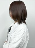 ＊/ラフ柔らかボブ黒髪ミディアムロングウルフ前髪あり30代40代3