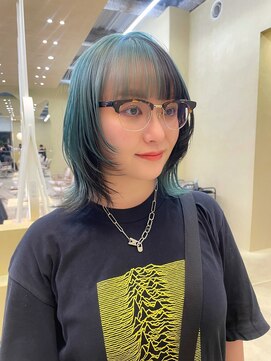 スニュウ(snuw) 【snuw mina】レイヤーカット/顔まわりカット/デザインカラー