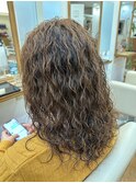 ロング×プードルパーマ