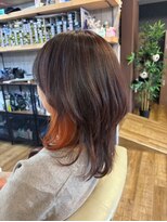 ラシクゼロ 草加駅前(Lashiku Zero)&nbsp;イヤリングカラー（オレンジ）