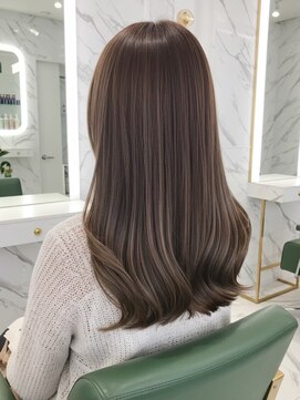 アオアクア バイ グルグル 小岩店(ao akua by GULGUL) 小岩/レイヤーカット/ダブルカラー/ブリーチなしカラー/顔周り