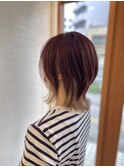 【 ウルフ × レッド × ベージュ 】