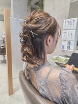 リップル(Ripple)&nbsp;【海浜幕張 Ripple】毛先の動きが旬なハーフアップ