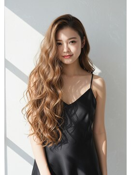 フュージョンファイブ(FUSION5) レイヤーロングベージュ20代30代40代くびれエクステ韓国ヘア