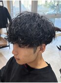 MENSHAIR/波巻ツイストスパイラル/フェザーパーマ/千葉/津田沼