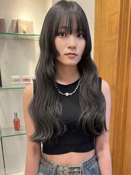 ラパンセ ブルー(LA PENSEE BLEU) ウェーブ巻き 姫カット ステップカット 波巻き