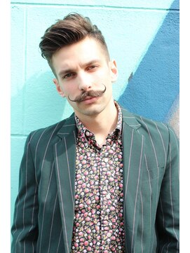 ジジバイワースホワイル(jiji by WORTH WHILE) 刈り上げセンターパートサーフカール波巻きツイストスパイラル