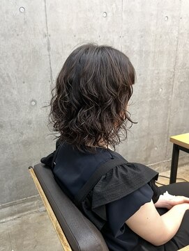 カフカヘア 吉祥寺店(kafka hair) やわらかウェーブのミディアムパーマ/吉祥寺