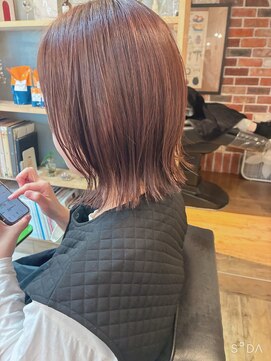 ロータス ヘアデザイン(LOTUS hair design.) ミディアムレイヤー＆ラベンダーブラウン
